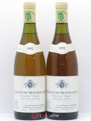 Chassagne-Montrachet 1er Cru Morgeot Ramonet (Domaine)  1992 - Lot de 2 Bouteilles
