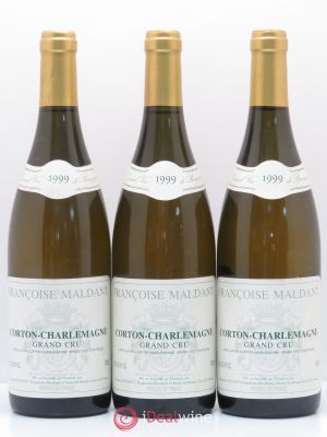 Corton-Charlemagne Grand Cru Francoise Maldant 1999 - Lot of 3 Bottles