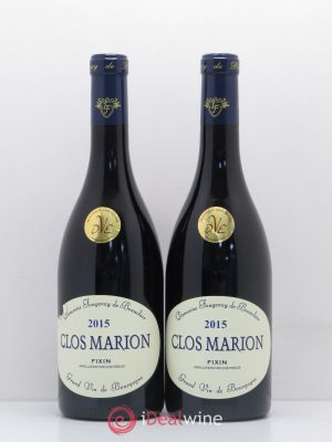 Fixin Clos Marion Monopole Domaine Fougeray De Beauclair (no reserve) 2015 - Lot of 2 Bottles
