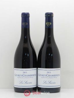 Gevrey-Chambertin Les Seuvrées Domaine Fougeray de Beauclair (no reserve) 2015 - Lot of 2 Bottles