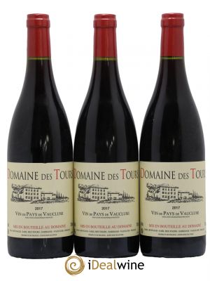 IGP Vaucluse (Vin de Pays de Vaucluse) Domaine des Tours Emmanuel Reynaud  2017 - Lot de 3 Bouteilles