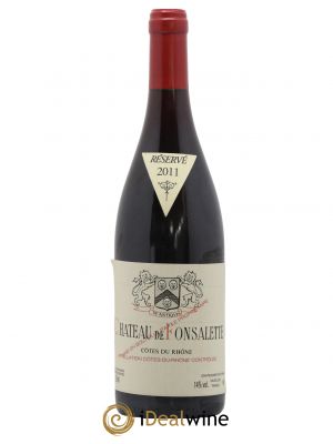 Côtes du Rhône Château de Fonsalette Emmanuel Reynaud  2011 - Lot of 1 Bottle