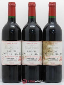 Château Lynch Bages 5ème Grand Cru Classé  1996 - Lot de 3 Bouteilles