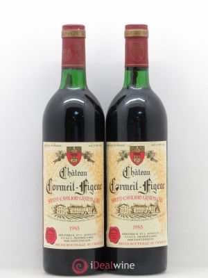 Château Cormeil Figeac (no reserve) 1985 - Lot of 2 Bottles