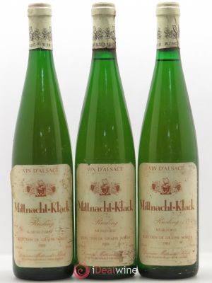 Riesling Sélection de Grains Nobles Muhlforst Mittnacht-Klack (no reserve) 1989 - Lot of 3 Bottles
