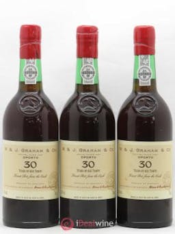 Porto Tawny W&J Graham's 30 Old Year   - Lot of 3 Bottles