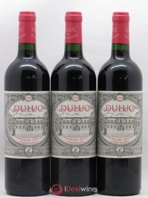 Duluc de Branaire Second Vin (no reserve) 2009 - Lot of 3 Bottles