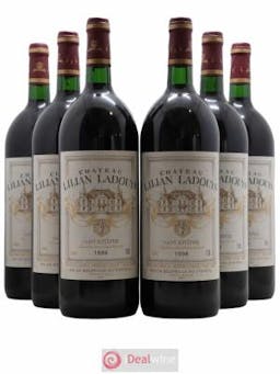 Château Lilian Ladouys Cru Bourgeois  1996 - Lot of 6 Magnums
