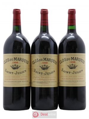 Clos du Marquis  1998 - Lot de 3 Magnums