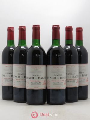 Château Lynch Bages 5ème Grand Cru Classé  1988 - Lot of 6 Bottles