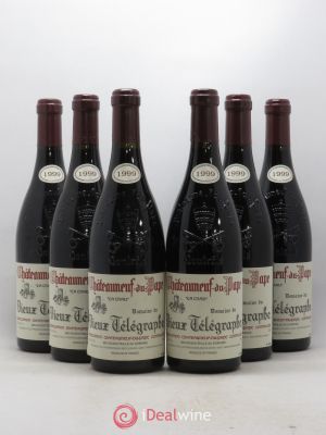 Châteauneuf-du-Pape Vieux Télégraphe (Domaine du) Vignobles Brunier  1999 - Lot of 6 Bottles