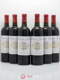 Château Kirwan 3ème Grand Cru Classé  2001 - Lot of 6 Bottles