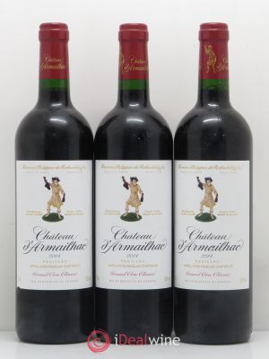 Château d'Armailhac - Mouton Baron(ne) Philippe 5ème Grand Cru Classé  2014 - Lot of 3 Bottles