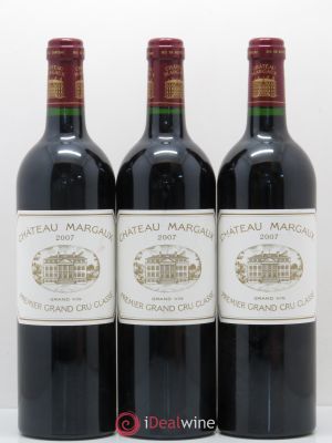 Château Margaux 1er Grand Cru Classé  2007 - Lot of 3 Bottles