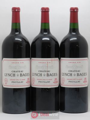 Château Lynch Bages 5ème Grand Cru Classé  2007 - Lot of 3 Magnums