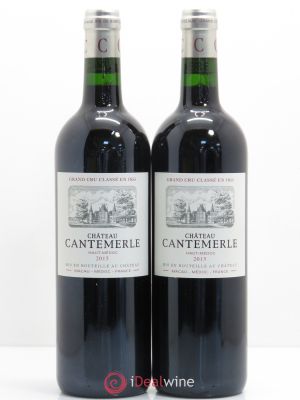 Château Cantemerle 5ème Grand Cru Classé  2015 - Lot de 2 Bouteilles