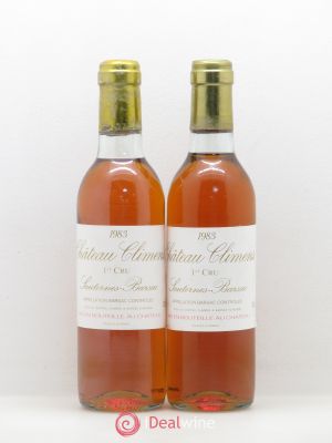 Château Climens 1er Grand Cru Classé  1983 - Lot de 2 Demi-bouteilles