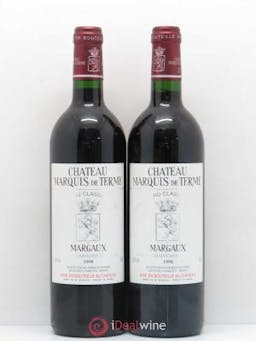 Château Marquis de Terme 4ème Grand Cru Classé  1998 - Lot of 2 Bottles