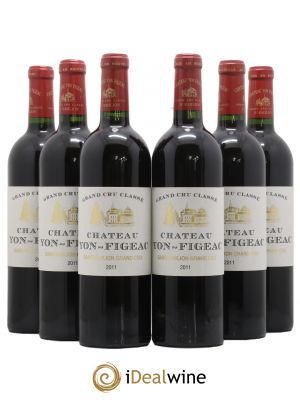 Château Yon Figeac Grand Cru Classé  2011 - Lot of 6 Bottles