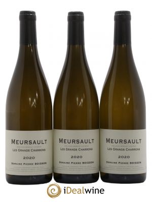 Meursault Les Grands Charrons Pierre Boisson (Domaine)  2020 - Lot of 3 Bottles