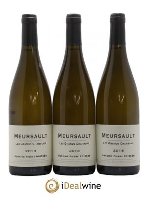 Meursault Les Grands Charrons Pierre Boisson (Domaine)  2018 - Lot of 3 Bottles