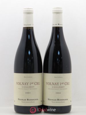 Volnay 1er Cru Cailleret Nicolas Rossignol (no reserve) 2004 - Lot of 2 Bottles