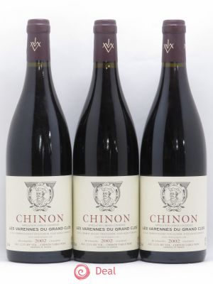 Chinon Les Varennes du Grand Clos Charles Joguet (Domaine)  2002 - Lot of 3 Bottles
