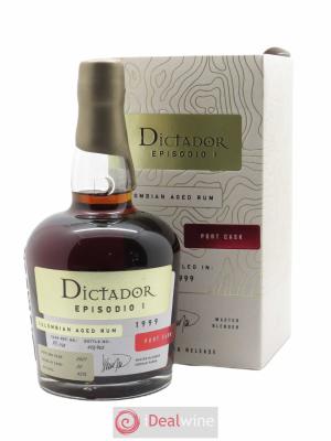 Rhum Dictador  Episodio Port Cask (70cl) 1999 - Lot de 1 Bouteille