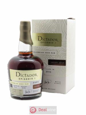 Rhum Dictador  Episodio Sherry Cask  (70cl) 2005 - Lot de 1 Bouteille