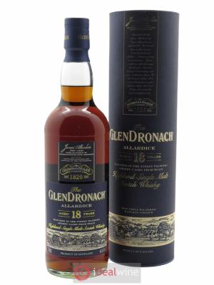 Glendronach Allardice 18 years Single Malt Scotch Whisky (70cl) ---- - Lot de 1 Bouteille