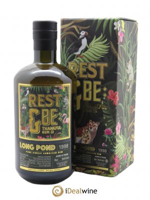 Rum Long Pond LSO Single Cask Rest & Be (70cl) 1998 - Lot de 1 Bottiglia
