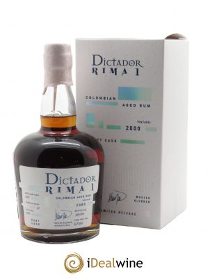 Rhum Dictador Rima Port Cask (70cl) 2000 - Lot of 1 Bottle