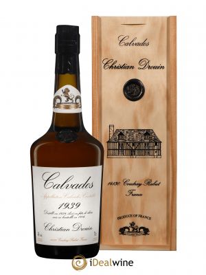 Calvados Christian Drouin AOC 1939 - Lot de 1 Bottiglia
