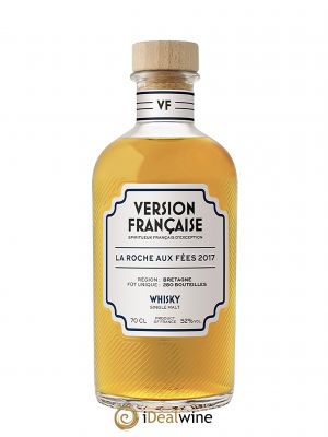 Whisky Version Française - La Roche aux Fées  Antipodes Vin Blanc Liquoreux et Bourbon (70cl) 2017 - Lot de 1 Bouteille