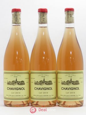 Vin de France Chavignol Pascal Cotat 2014 - Lot de 3 Bouteilles