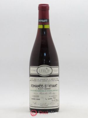 Romanée-Saint-Vivant Grand Cru Domaine de la Romanée-Conti  1986 - Lot of 1 Bottle
