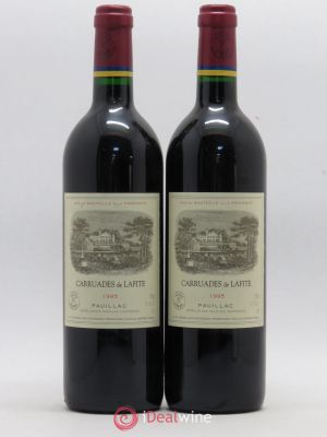 Carruades de Lafite Rothschild Second vin  1995 - Lot de 2 Bouteilles