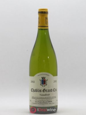 Chablis Grand Cru Vaudésir Jean-Paul & Benoît Droin (Domaine)  2002 - Lot of 1 Bottle