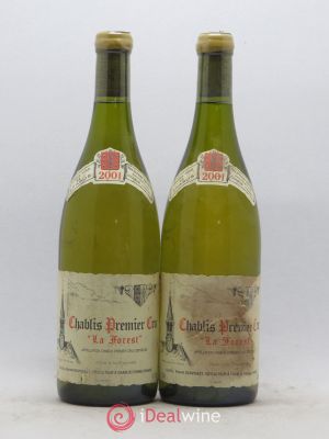 Chablis 1er Cru La Forest René et Vincent Dauvissat  2001 - Lot of 2 Bottles