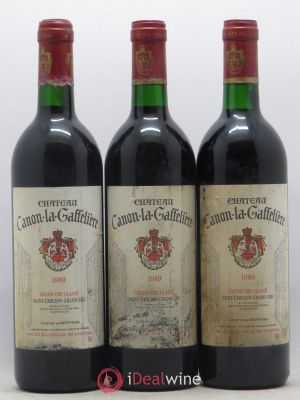 Château Canon la Gaffelière 1er Grand Cru Classé B  1989 - Lot of 3 Bottles