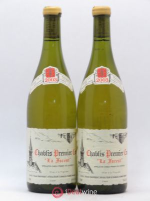 Chablis 1er Cru La Forest René et Vincent Dauvissat  2003 - Lot of 2 Bottles