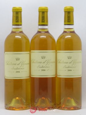 Château d'Yquem 1er Cru Classé Supérieur  2006 - Lot of 3 Bottles