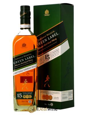 Whisky Johnnie Walker Green Label 15 ans   - Lot de 1 Bouteille