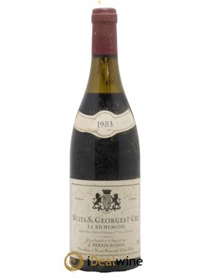 Nuits Saint-Georges 1er Cru La Richemone Pernin-Rossin 1983 - Lot de 1 Bottiglia