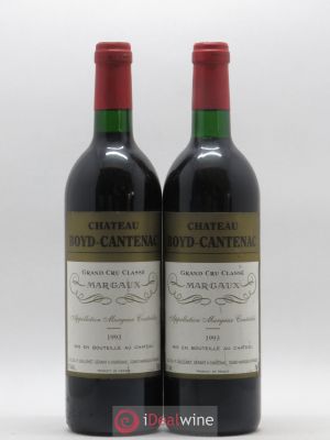 Château Boyd Cantenac 3ème Grand Cru Classé  1993 - Lot of 2 Bottles