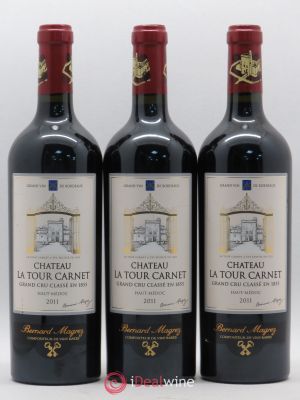 Château La Tour Carnet 4ème Grand Cru Classé  2011 - Lot de 3 Bouteilles