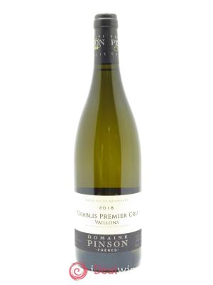 Chablis 1er Cru Vaillons Pinson Frères (Domaine)  2018 - Lot de 1 Bouteille