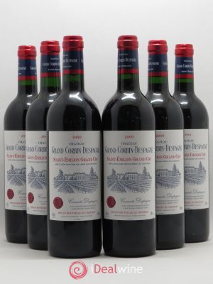 Château Grand Corbin Despagne Grand Cru Classé  2000 - Lot of 6 Bottles