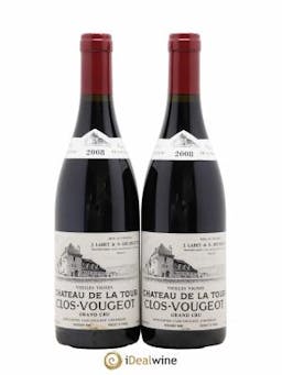 Clos de Vougeot Grand Cru Vieilles Vignes Château de La Tour  2008 - Lot of 2 Bottles