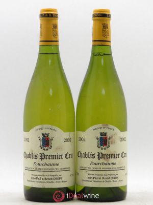 Chablis 1er Cru Fourchaume Jean-Paul & Benoît Droin (Domaine)  2002 - Lot of 2 Bottles